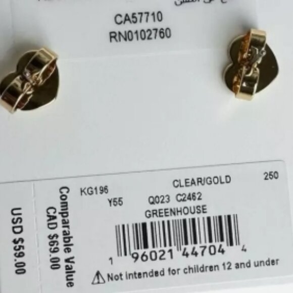 KATE SPADE GREENHOUSE DRAGONFLY STUD EARRINGS BNIB 🆕SHIPS FAST📦⌚🏃🏻💨🚚 - Picture 7 of 13